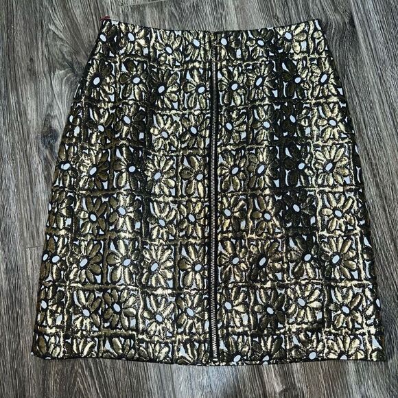 NWTs Retro daisy jacquard skirt - Picture 1 of 4